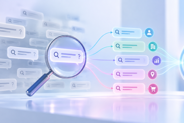 AEO prompt strategy and buyer intent illustration